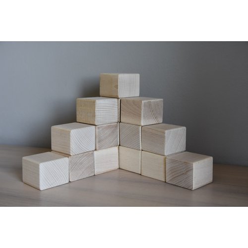 Just Blocks Just Blocks | Wooden blocks baby pack (16 pieces)