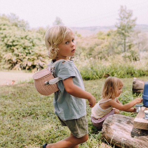 Olli Ella Olli Ella | Mini Chari Rose | Fietsmandje Olli Ella Olli Ella | Mini Chari Rose | Fietsmandje