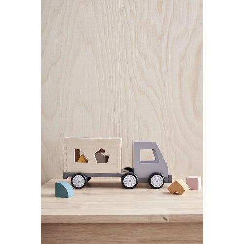 Kid's Concept Kid's Concept | Sorteerwagen met vormpjes Aiden Kid's Concept Kid's Concept | Sorteerwagen met vormpjes Aiden