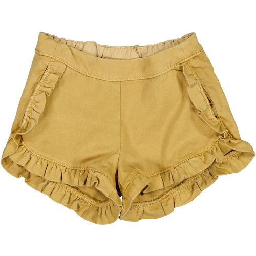 MarMar MarMar | Pytte denim shorts ruffles geel | 0211 Hay MarMar MarMar | Pytte denim shorts ruffles geel | 0211 Hay