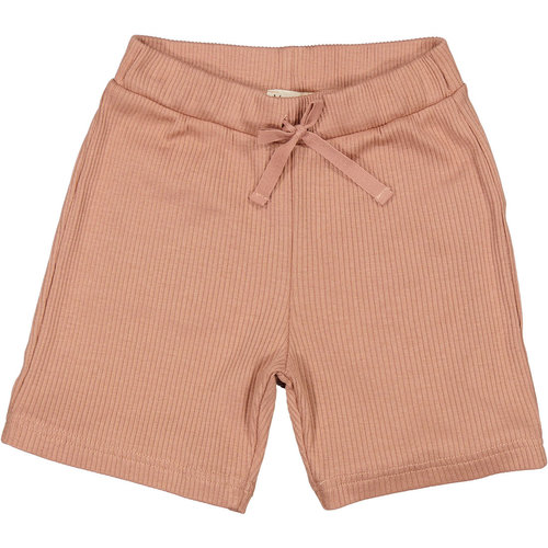 MarMar MarMar | Pants rib korte broek | 0384 Rose Brown MarMar MarMar | Pants rib korte broek | 0384 Rose Brown