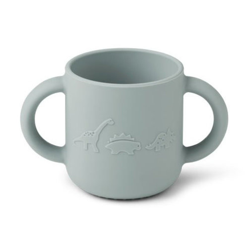 Liewood Liewood | Gene silicone cup DINO | Drinkbeker met oortjes