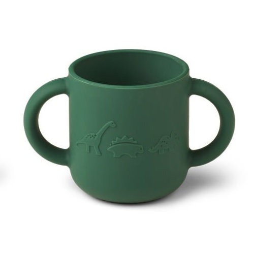 Liewood Liewood | Gene silicone cup DINO | Drinkbeker met oortjes