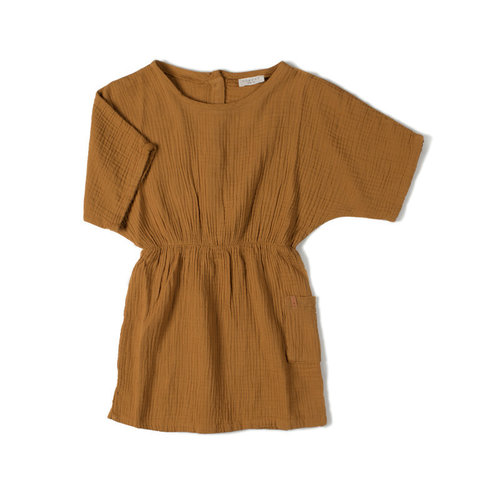 Nixnut Nixnut | Flow Dress | Jurk Caramel Nixnut Nixnut | Flow Dress | Jurk Caramel