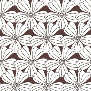 Swedish Linens Swedish Linens | Hoeslaken Flowers | Dark Chocolate