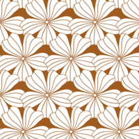 Swedish Linens | Hoeslaken Flowers | Cinnamon Brown