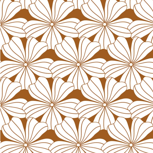 Swedish Linens Swedish Linens | Hoeslaken Flowers | Cinnamon Brown Swedish Linens Swedish Linens | Hoeslaken Flowers | Cinnamon Brown