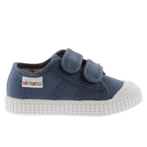 Victoria Victoria | 136606 | Lage Sneakers klittenband | Jeans blauw