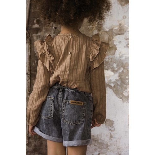 Ammehoela Ammehoela | Jipdnm.01 | Denim shorts black Ammehoela Ammehoela | Jipdnm.01 | Denim shorts black