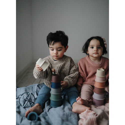 Mushie Mushie | Stacking cups | Stapeltoren Forrest Mushie Mushie | Stacking cups | Stapeltoren Forrest