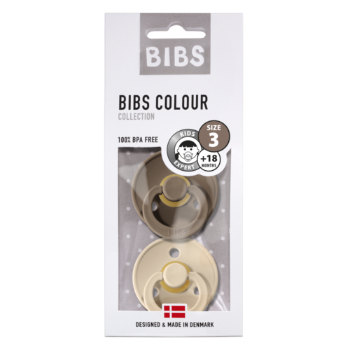 Bibs BIBS | Fopspeen natuurrubber Blister | T3 / 18+ maand