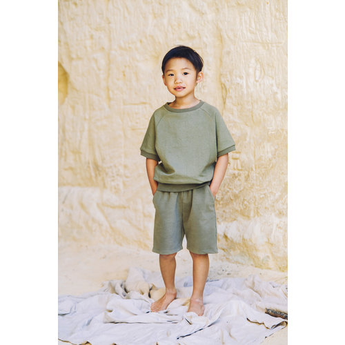 Mingo kids Mingo | Sweat Shorts | Sage Green Mingo kids Mingo | Sweat Shorts | Sage Green
