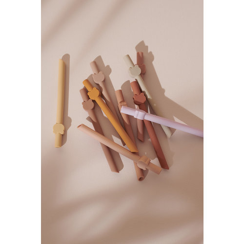 Liewood Liewood | Badu straws | 10-pack siliconen rietjes Liewood Liewood | Badu straws | 10-pack siliconen rietjes
