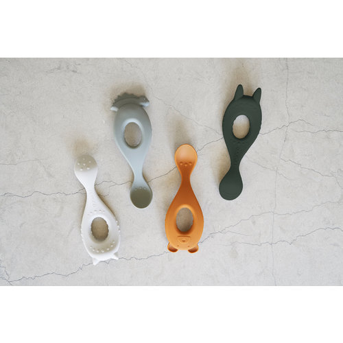 Liewood Liewood | Liva Silicone spoon | Baby lepel diverse kleuren Liewood Liewood | Liva Silicone spoon | Baby lepel diverse kleuren