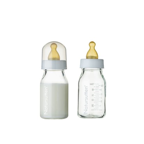 Natursutten Natursutten | Glazen baby drinkflessen 110 ml | Set van 2