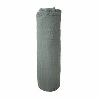 Mushie | Roman Green Swaddle