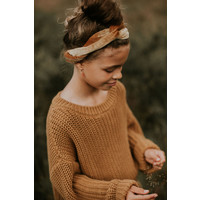 Yuki | Chunky knit Sweater | Gold