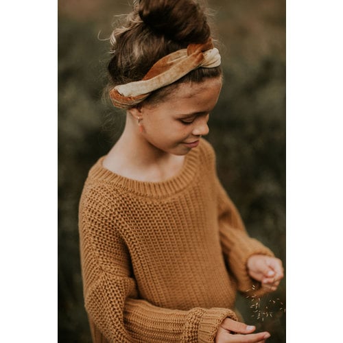 Yuki Kidswear Yuki | Chunky knit Sweater | Gold