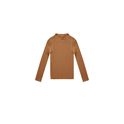 Rylee & Cru Rylee & Cru | Ribbed longsleeve tee | Rust Rylee & Cru Rylee & Cru | Ribbed longsleeve tee | Rust