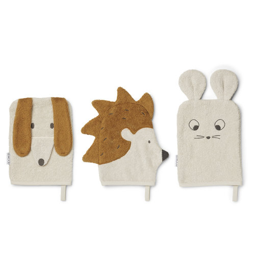 Liewood Liewood | Sylvester washcloth | Washandje sandy (per stuk) Liewood Liewood | Sylvester washcloth | Washandje sandy (per stuk)