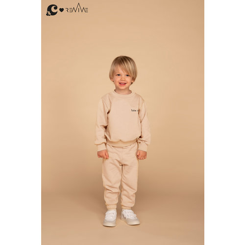 &C x REVIVE &C x Revive | Kids sweater BOY | Beige | Take it easy &C x REVIVE &C x Revive | Kids sweater BOY | Beige | Take it easy