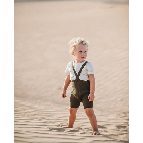 Silly Silas Silly Silas | Shorty maillot met bretels | Olive