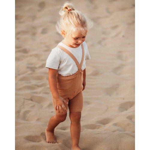 Silly Silas Silly Silas | Shorty maillot met bretels | Licht Bruin