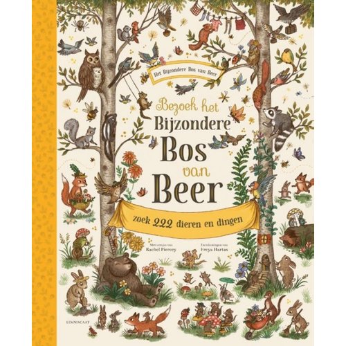 Boeken Bezoek het Bijzondere Bos van Beer | Prentenboek / zoekboek