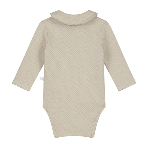 Mats & Merthe Mats & Merthe | Charlotte romper met kraagje LS | Sand