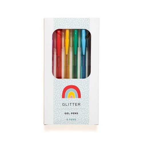 Petit Monkey Petit Monkey | Glitter gelpennen 6 stuks Petit Monkey Petit Monkey | Glitter gelpennen 6 stuks