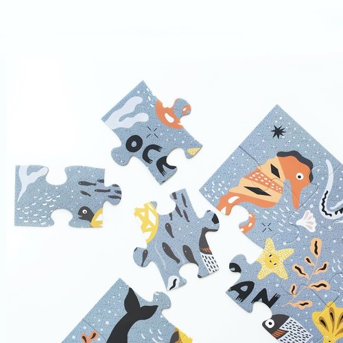 Wee Gallery Wee Gallery | Vloer puzzel 61x61 cm