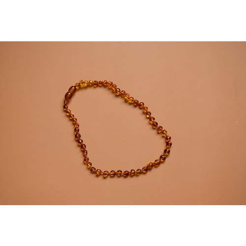 Orange and Amber Orange and Amber | Amber / Barnsteen ketting 32cm