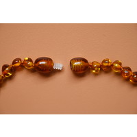 Orange and Amber | Barnsteen armband