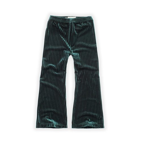 Sproet & Sprout Sproet & Sprout | Pants Velvet Pleats Green Sproet & Sprout Sproet & Sprout | Pants Velvet Pleats Green