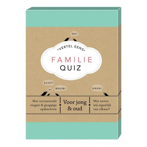 Boeken Vertel eens - Familie Quiz