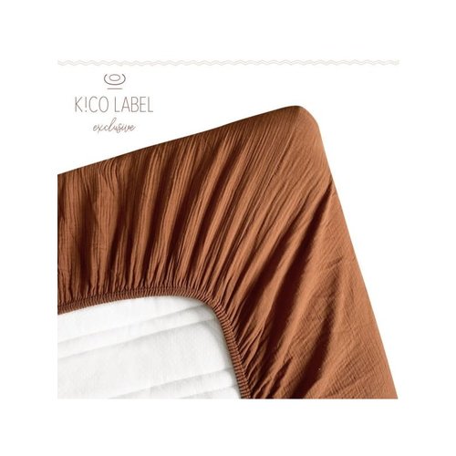 Kico Kico | Zachte hydrofiel katoenen hoeslaken | Wieg 40x 80