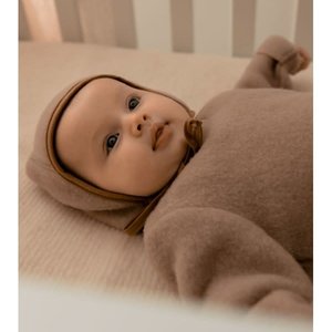 Kico Kico | Baby mutsje van merino wol | Beige