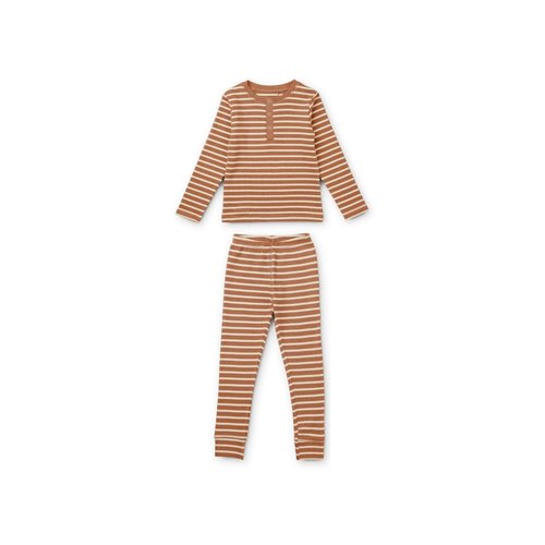 Liewood Liewood | Wilhelm pyjama set | Tuscany Rose stripe Liewood Liewood | Wilhelm pyjama set | Tuscany Rose stripe