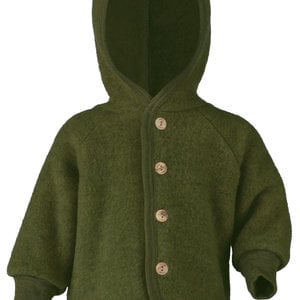 Engel Natur Engel Natur | Hooded Jacket | Baby jasje wol | Schilf (riet)