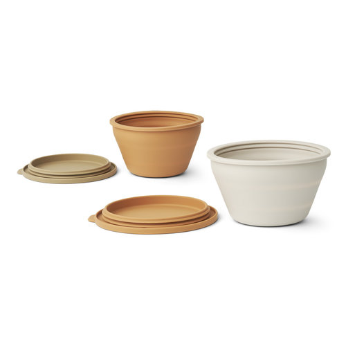 Liewood Liewood | Dale foldable bowl set | Opvouwbare bakjes (2-pack)