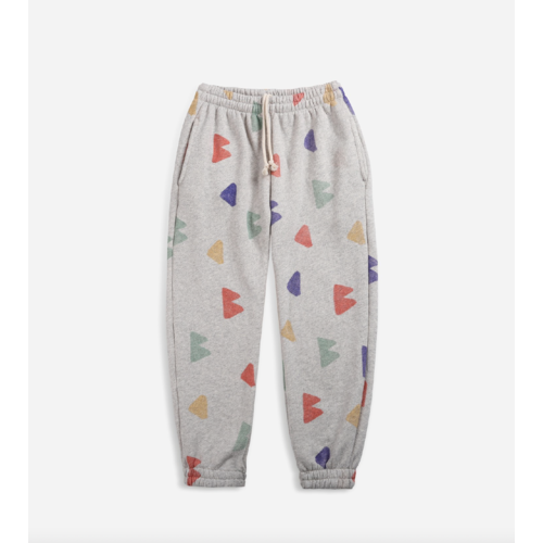 Bobo Choses Bobo Choses | B.C all over jogging pants | Heather Grey Bobo Choses Bobo Choses | B.C all over jogging pants | Heather Grey