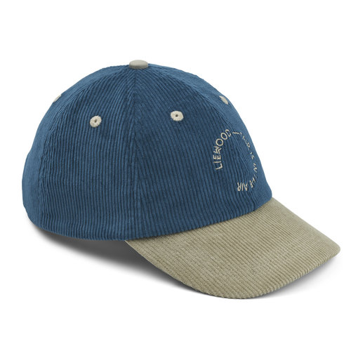 Liewood Liewood | Danny corduroy cap | Pet Surf Blue mix