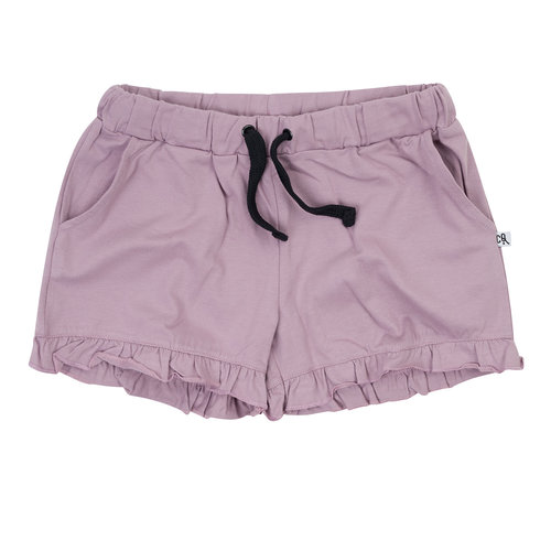 CarlijnQ CarlijnQ | Basics Ruffled shorts | Sea Fog lilac CarlijnQ CarlijnQ | Basics Ruffled shorts | Sea Fog lilac