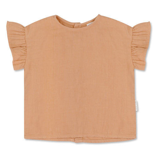 Petit Blush Petit Blush | Loua Frill Blouse | Nude Rose Petit Blush Petit Blush | Loua Frill Blouse | Nude Rose