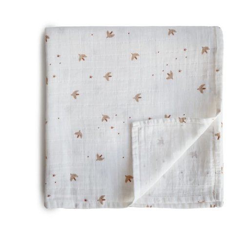 Mushie Mushie | Sparrow Birds Swaddle Mushie Mushie | Sparrow Birds Swaddle
