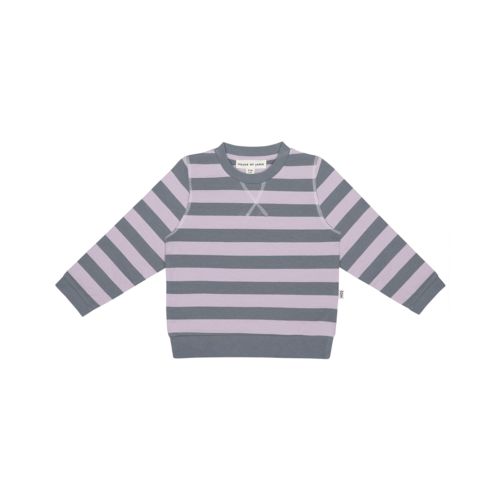 House of Jamie House of Jamie | Crewneck longsleeve | Blue + Sesame Stripes House of Jamie House of Jamie | Crewneck longsleeve | Blue + Sesame Stripes