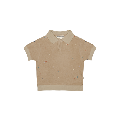 House of Jamie House of Jamie | Relaxed Polo | Sesame Sprinkles