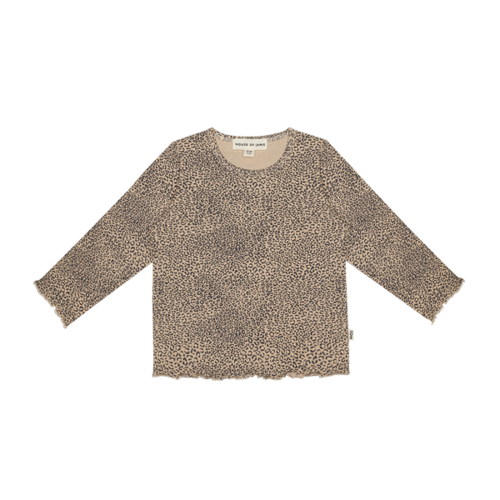 House of Jamie House of Jamie | Rib longsleeve | Charcoal Little Leopard House of Jamie House of Jamie | Rib longsleeve | Charcoal Little Leopard