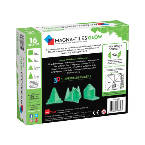 Magna-Tiles Magna Tiles | Glow in the dark