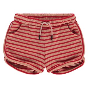 Mingo kids Mingo | Towel shorts Stripe Pomegranate